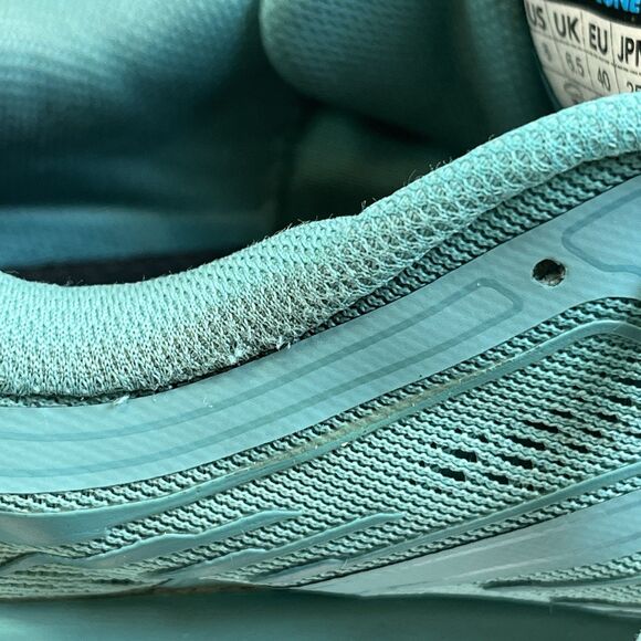 Hoka One One Bondi 7 Running Shoe Aquarelle Blue Green Teal Women’s Size 8 - Picture 10 of 10